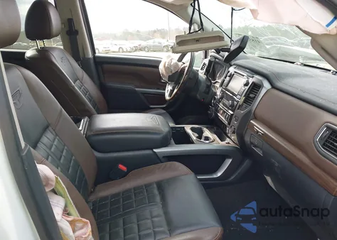 2017 Nissan Titan Platinum Reserve from USA, damaged, VIN 1N6AA1E56HN514037